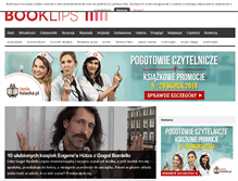 Tablet Screenshot of booklips.pl